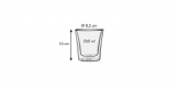myDRINK系列双层玻璃杯250ml