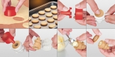 Формочки для печива з начинкою DELICIA, 3 різдвяних форми