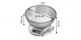 Цифровые кухонные весы с чашей GrandCHEF 5,0 кг