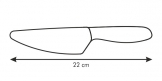 Нож с керамическим лезвием VITAMINO 12 см