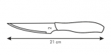 Стейковий ніж  SONIC 10 см, 6 шт.