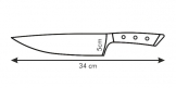 Нож кулинарный AZZA, 20 см