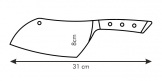17cm菜刀