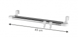 Двухрядная подвесная вешалка OCTOPUS 45 см, 2 крючка