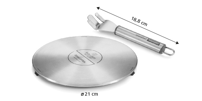 Adaptador inducción-vitrocerámica 14,5cm - 18cm - 23cm - 24cm