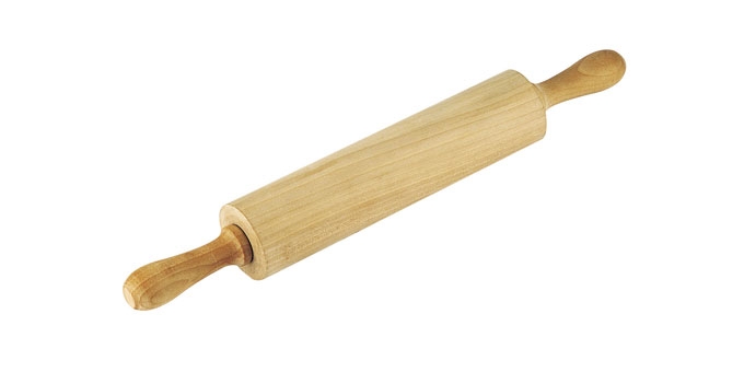 Rodillo amasar de madera DELICIA 25 cm, ø 6 cm