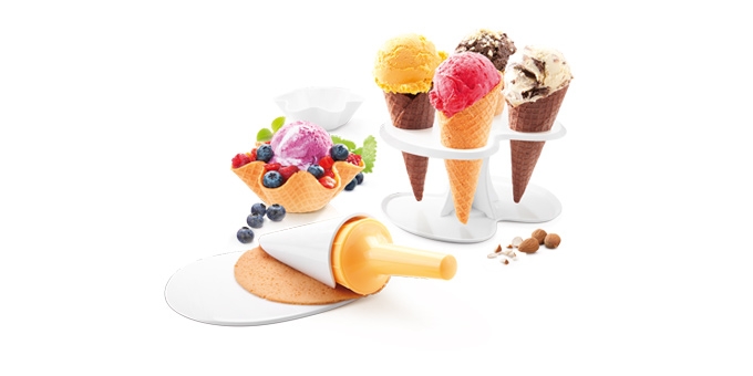 Jgo para conos y tulipas de helado TESCOMA DELLA CASA