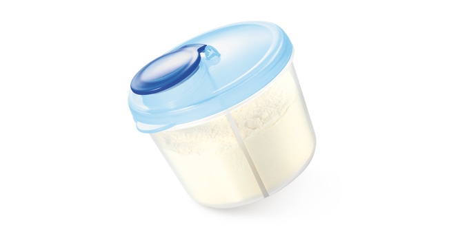 Dosificador de leche en polvo PAPU PAPI, azul