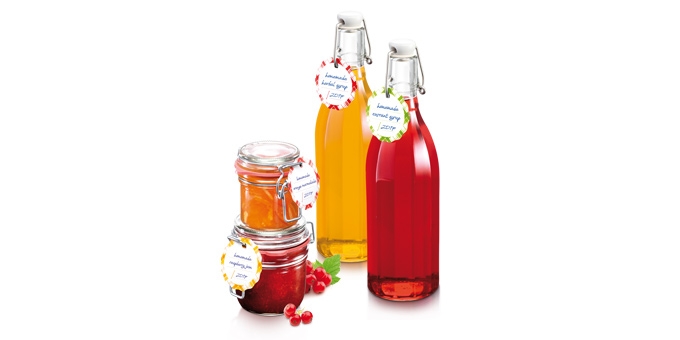 Etiquetas para frascos y botellas con cierre mecánico TESCOMA DELLA CASA, 24 pzs