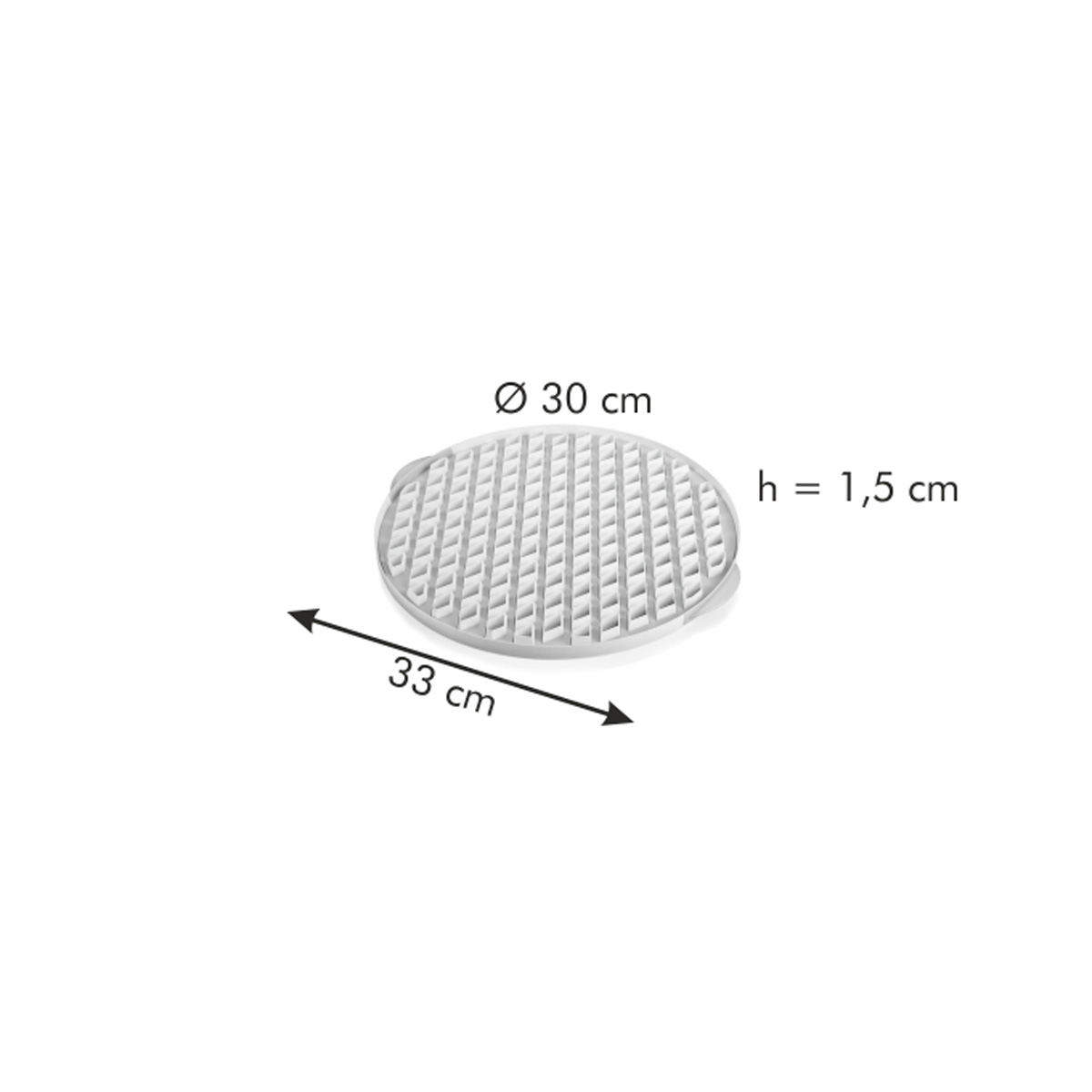 Vykrajovací forma mřížková DELÍCIA ø 30 cm