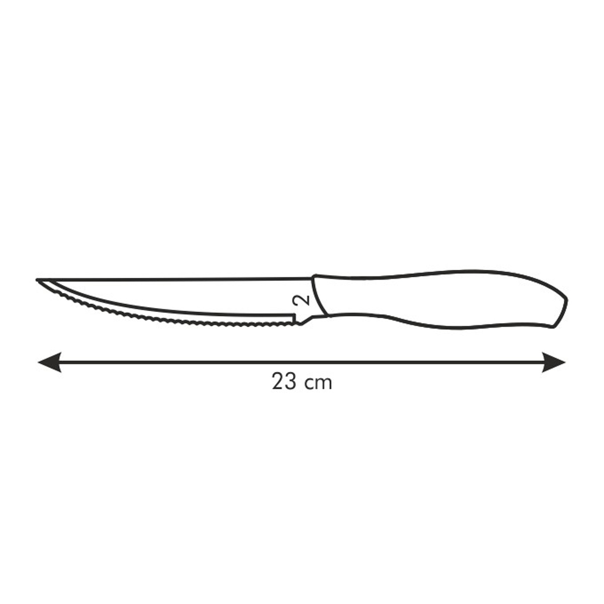 Nóż do steków SONIC 12 cm, 6 szt.