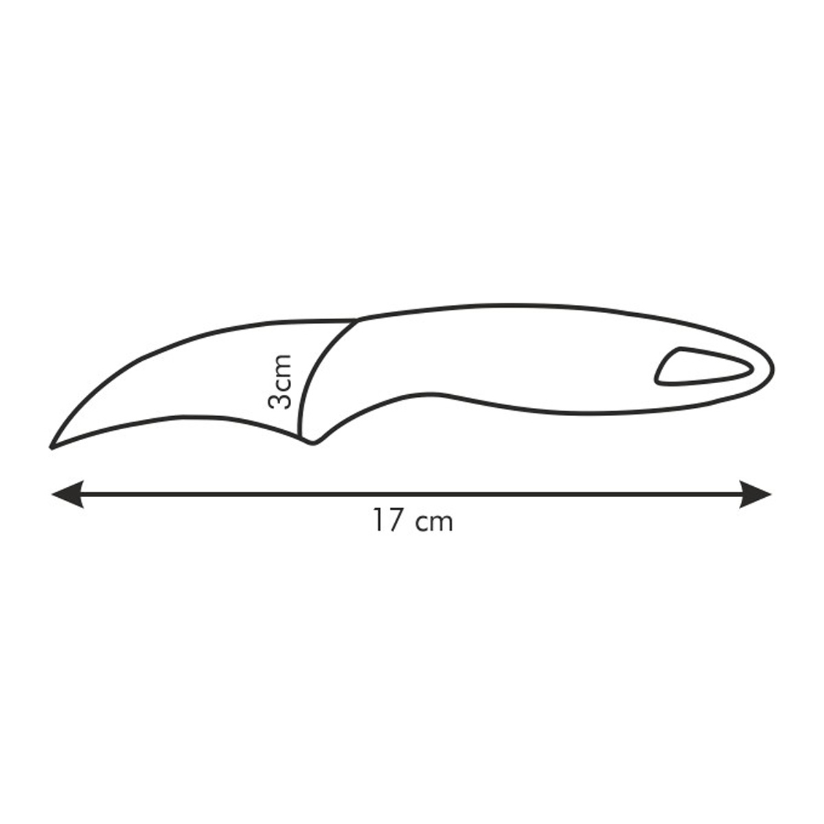 Nôž vykrajovací PRESTO 8 cm