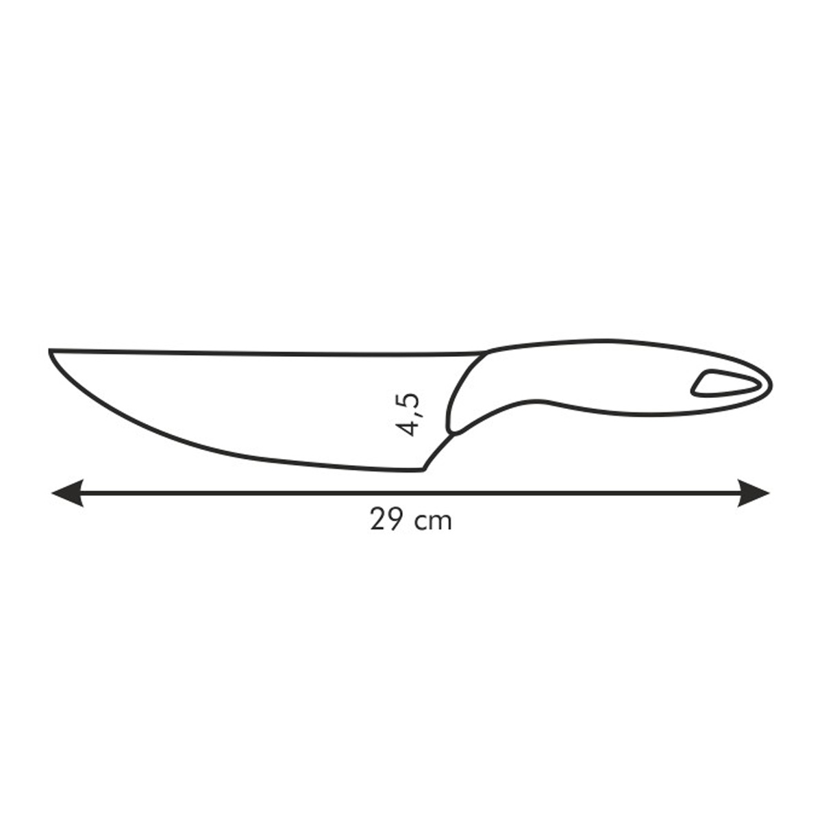 Nóż kuchenny  PRESTO, 17 cm