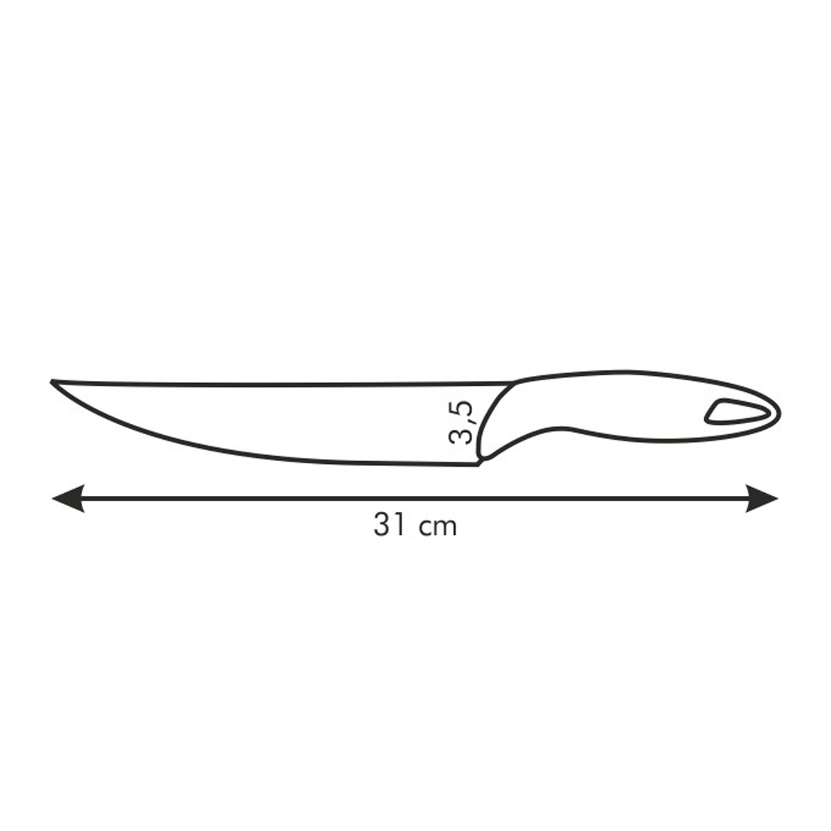 Nôž na porciovanie PRESTO 20 cm