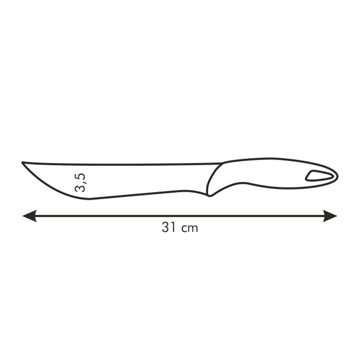 Nôž mäsiarsky PRESTO 20 cm