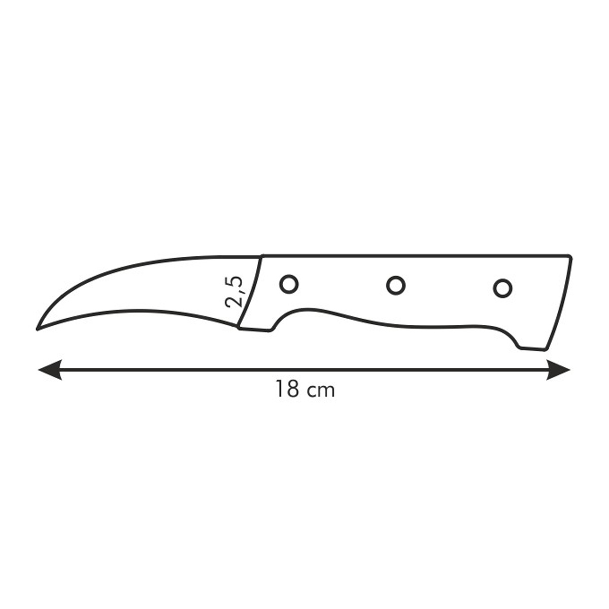 Nóż do wykrawania HOME PROFI 7 cm
