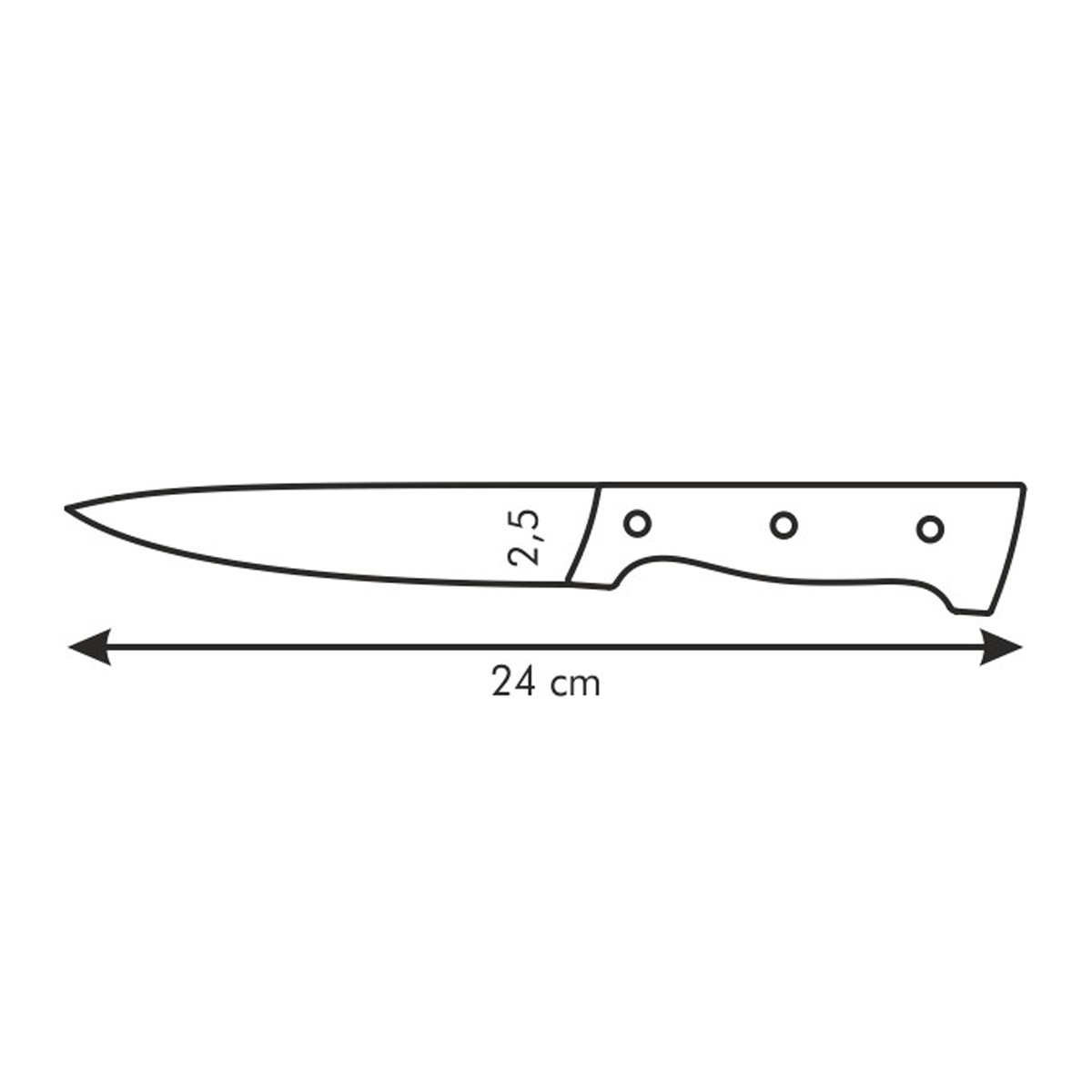 Nôž univerzálny HOME PROFI 13 cm