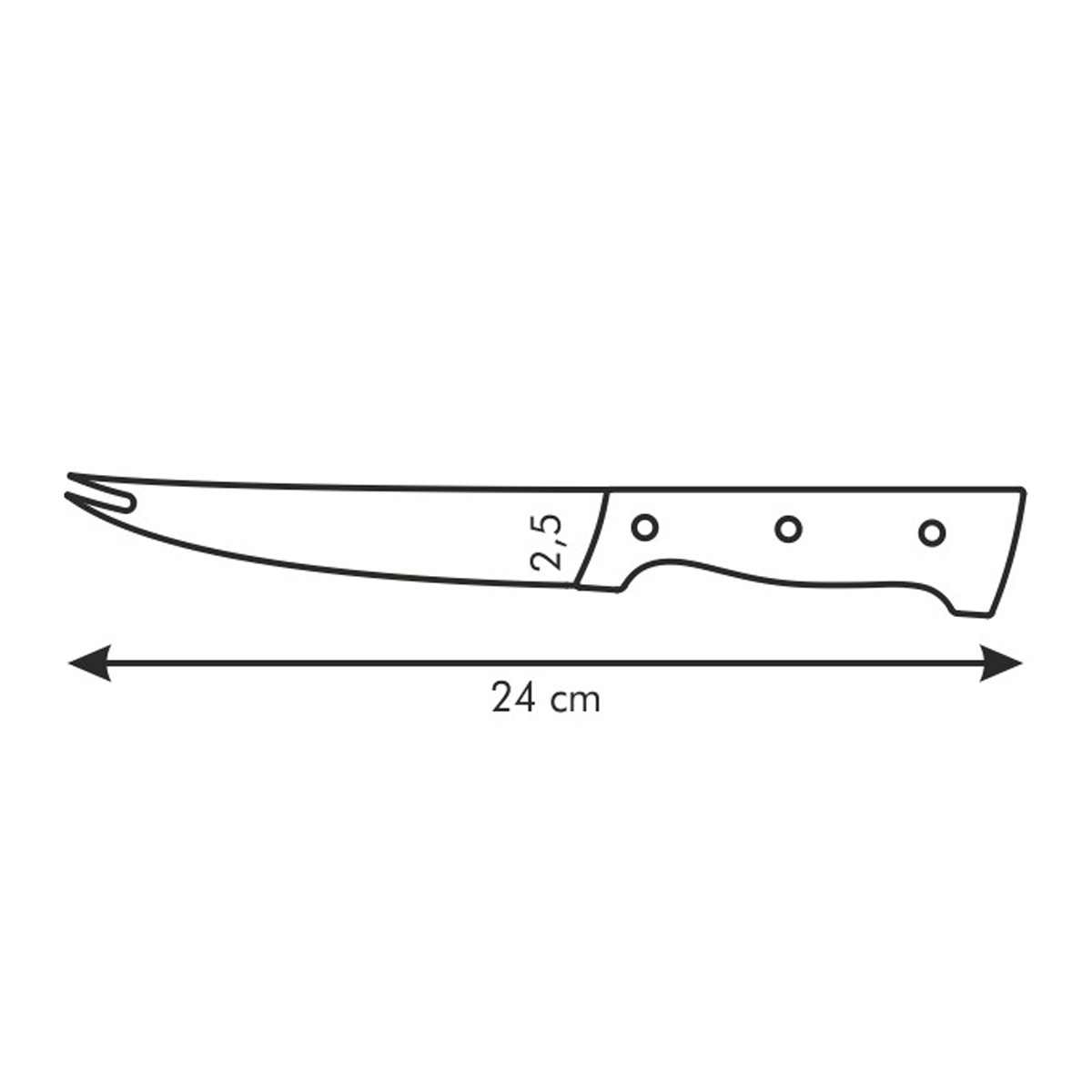 Nóż do warzyw HOME PROFI 13 cm