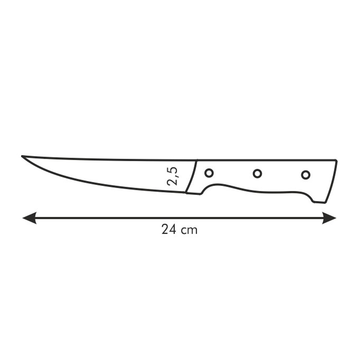 Nóż do steków HOME PROFI 13 cm