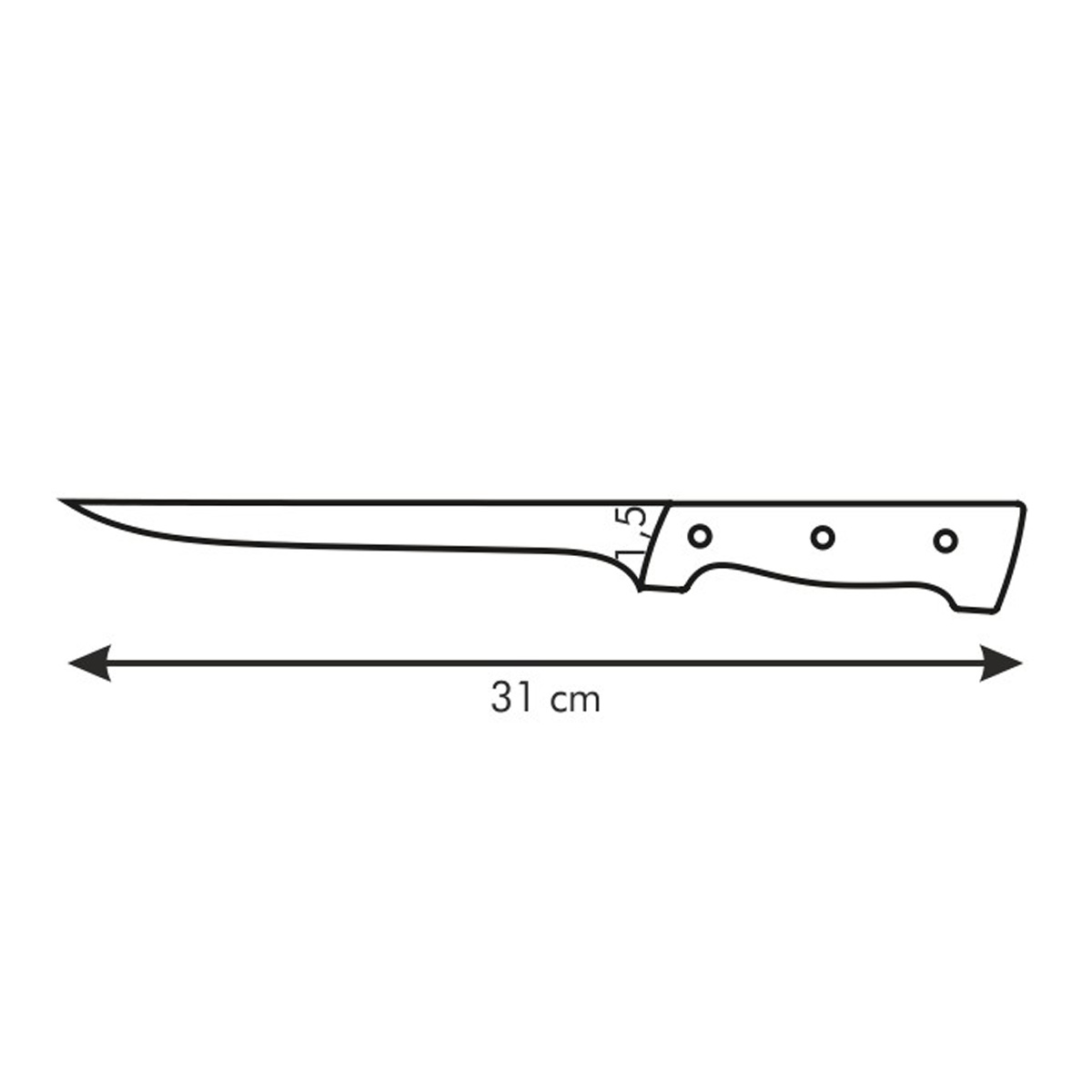 Nóż do filetowania HOME PROFI 18 cm