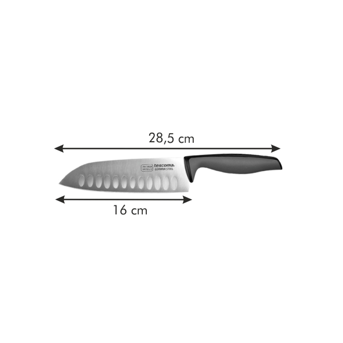Nóż Santoku PRECIOSO 16 cm