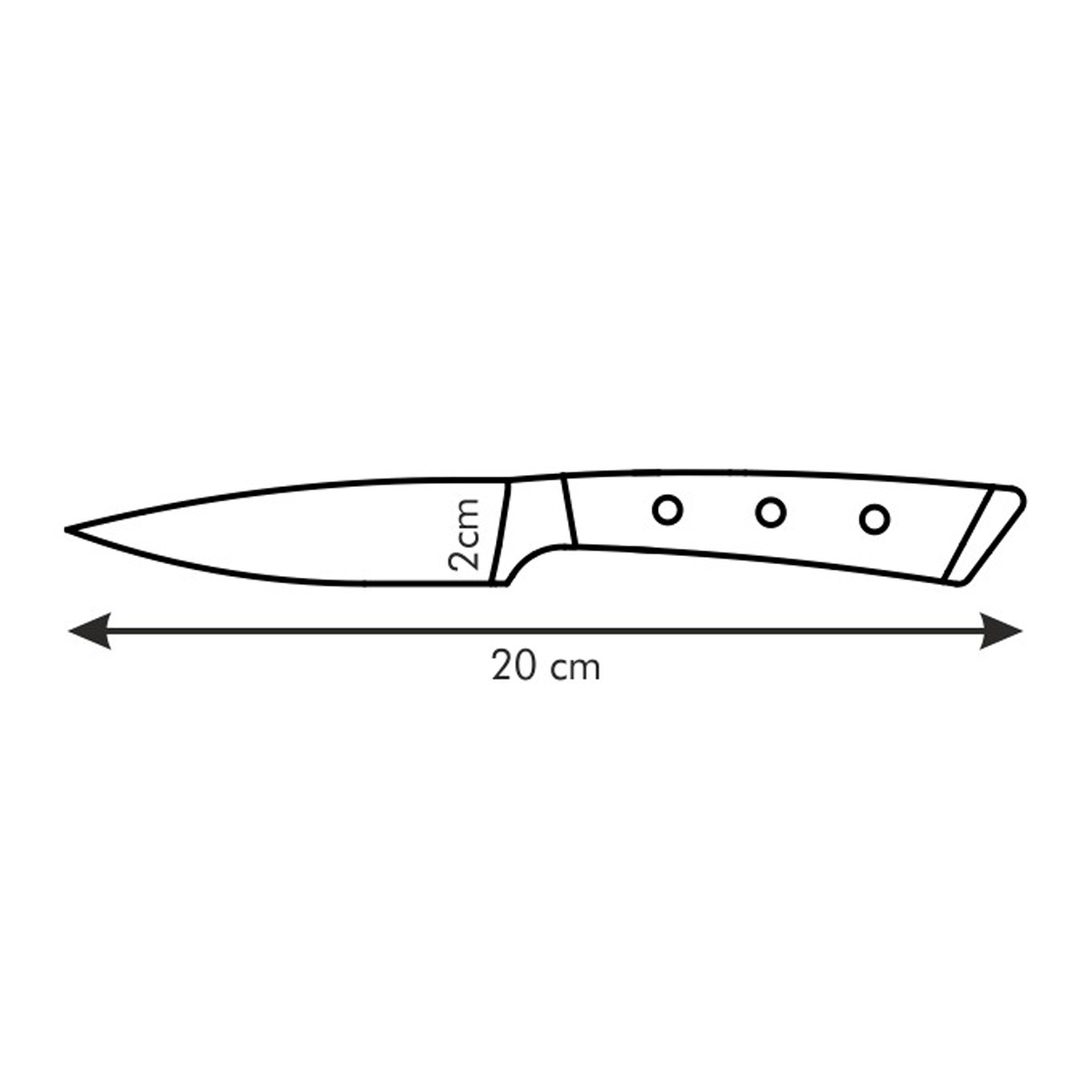 Nóż uniwersalny  AZZA 9cm