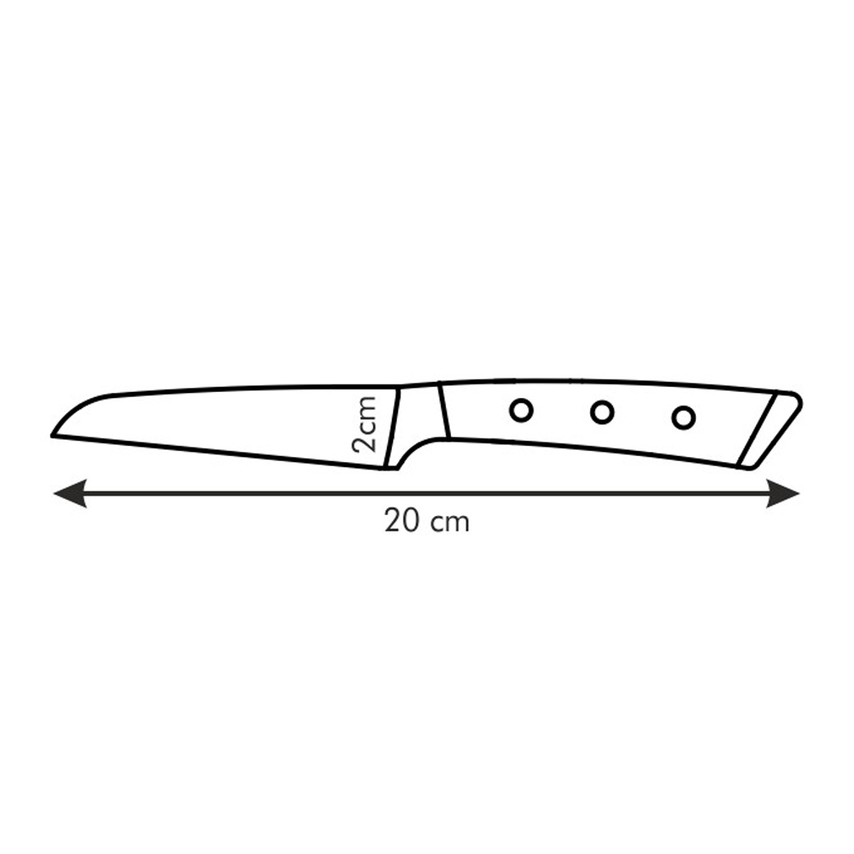 Nóż do krojenia AZZA 9 cm