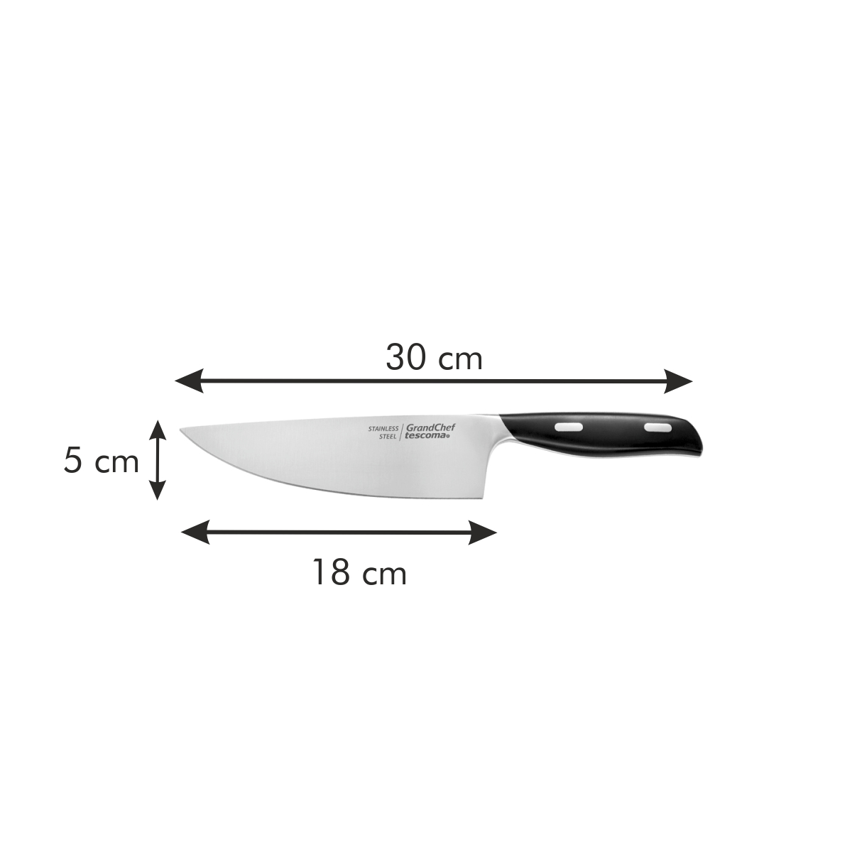 Nóż kuchenny GrandCHEF 18 cm