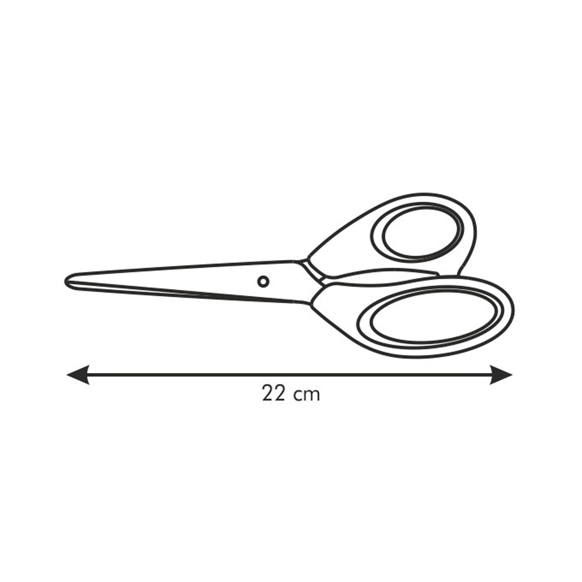 Nůžky do domácnosti PRESTO 22 cm