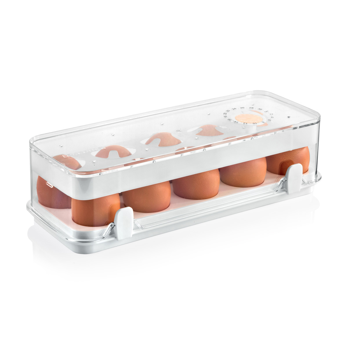 Zdrowy pojemnik do lodówki PURITY, 10 jajek