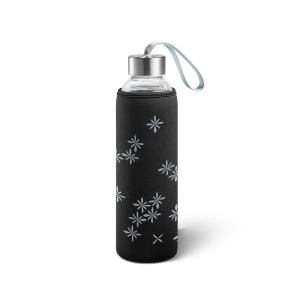 Glass bottle with thermo sleeve myDRINK 0.5 l