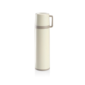 Isolierflasche mit Tasse CONSTANT CREAM 0,5 l, aus Edelstahl