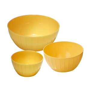 Plastic bowls DELÍCIA, set of 3