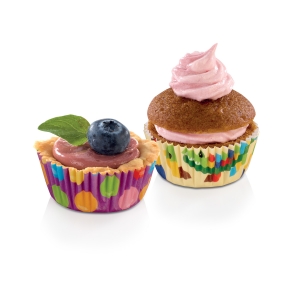 Miniature baking cups DELÍCIA ø 4 cm, 100 pcs, for children