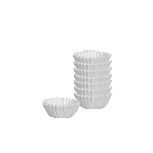 Miniature baking cups DELÍCIA ø 4 cm, 200 pcs, white