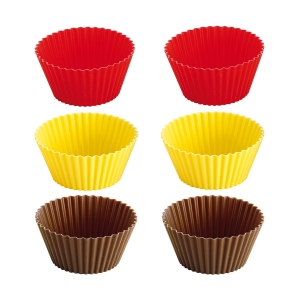 Silicone baking cups DELÍCIA ø 9 cm, 6 pcs