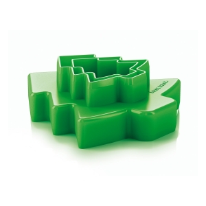 Double-sided cookie cutters little trees DELÍCIA, 4 sizes