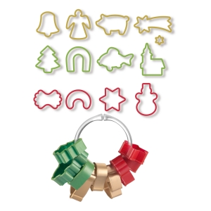 Christmas cookie cutters DELÍCIA, 13 pcs