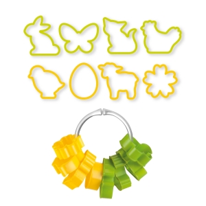 Easter cookie cutters DELÍCIA, 8 pcs
