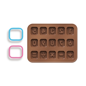 Chocolate mould set DELÍCIA KIDS, counting