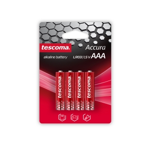 Alkaline AAA battery ACCURA, 4-pack