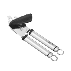 Can opener with cap lifter PRESIDENT