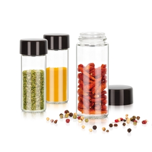 Spice jars SEASON 3 pcs, anthracite