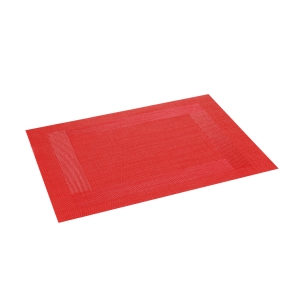 Place mat FLAIR FRAME 45x32 cm, red