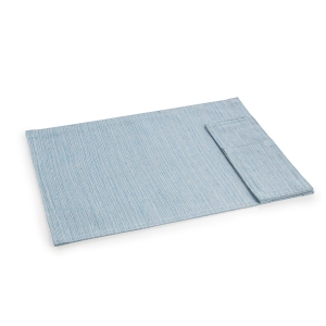 Fabric place mat with pocket for cutlery FLAIR LOUNGE, 45 x 32 cm