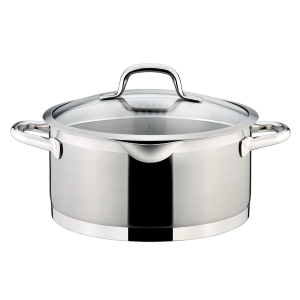 Casserole PRESIDENT with straining cover ø 24 cm, 5,0 l