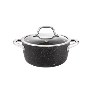 Casserole PRESIDENT Stone with cover ø 20 cm, 2.5 l