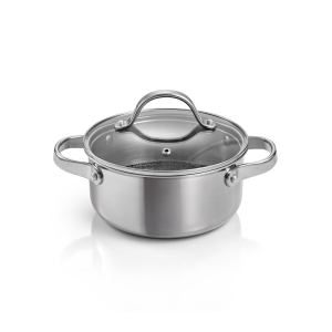 Casserole SteelCRAFT with cover ø 18 cm, 2.0 l