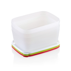 Healthy containers for the freezer PURITY 1.0 l, 3 pcs
