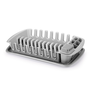 Drainer with tray CLEAN KIT, grey
